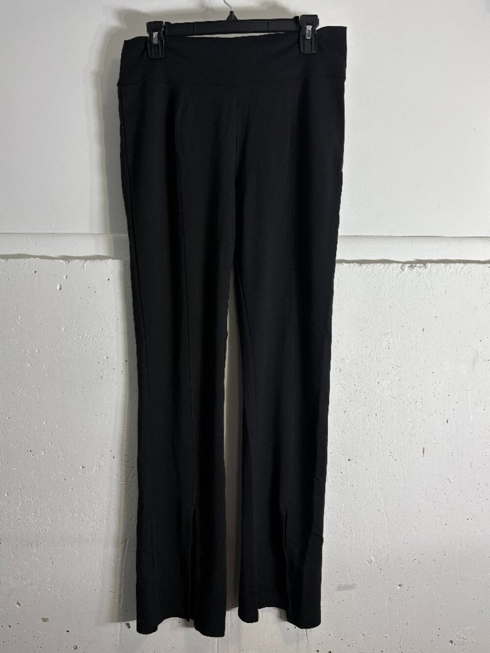 The Drop Black Pull-On Flare Pants